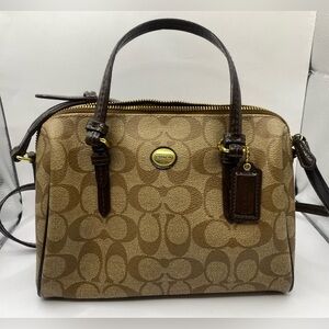 Coach Brown Signature Handbag